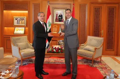السيد عبد النباوي يتباحث مع رئيس هيئة النزاهة الاتحادية بالعراق
