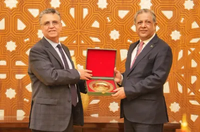 الدوحة.. تعزيز التعاون في المجالين القانوني والقضائي محور مباحثات بين السيد وهبي ونظيره الباكستاني