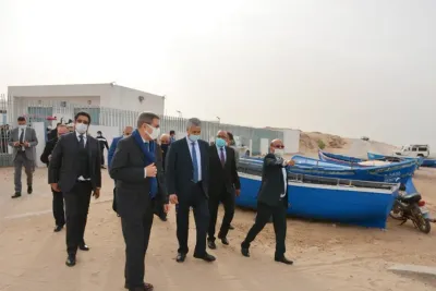 الوزير محمد صديقي يقوم بزيارة لعدة مواقع ومشاريع للصيد البحري وتربية الأحياء المائية