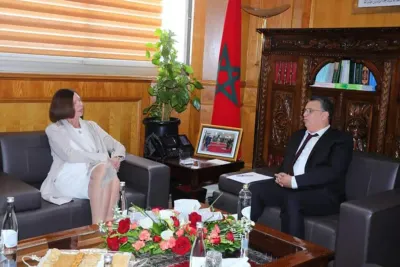 وزير العدل يستقبل رئيسة المحكمة العليا بجمهورية النمسا