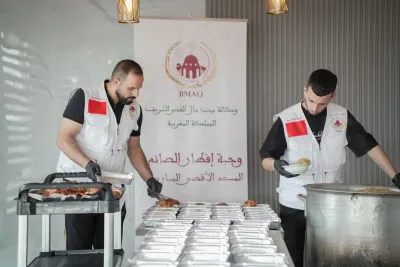 القدس: إختتام العملية الإنسانية الكبرى لوكالة بيت مال القدس الشريف مع نهاية شهر الصيام