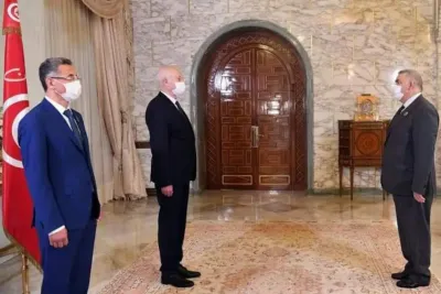 السيد لفتيت يستقبل الوزير المنتدب المكلف باللامركزية بجمهورية جيبوتي