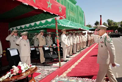 تنظيم حفل بمقر القيادة العامة للقوات المسلحة الملكية بالرباط بمناسبة الذكرى الـ 68 لتأسيسها