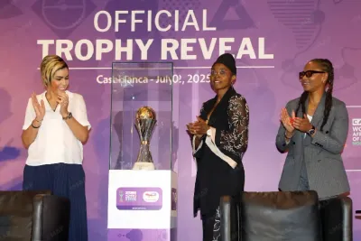 كأس أمم إفريقيا للسيدات (المغرب-2024): الكشف عن الكأس الجديدة للمسابقة في الدار البيضاء