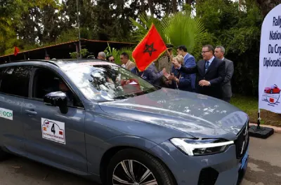 أزيلال.. اللحاق الوطني الـ20 للسيارات الخاص بالسلك الدبلوماسي يحط الرحال ببين الويدان