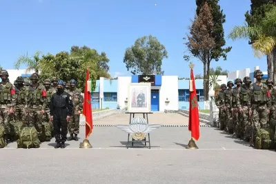 اللواء الأول للمشاة المظليين يحتفل بسلا بالذكرى ال67 لتأسيس القوات المسلحة الملكية