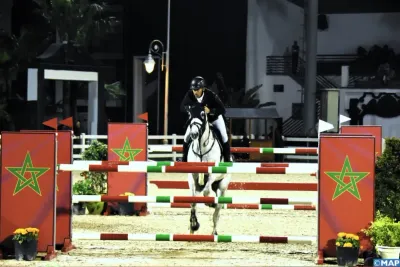 المباراة الرسمية للقفز على الحواجز ثلاث نجوم.. الفارس فريد أمنزار يفوز بجائزة القوات المسلحة الملكية
