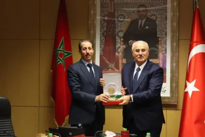 مولاي الحسن الداكي يجري مباحثات مع وفد قضائي من تركيا