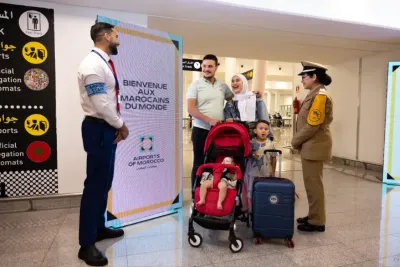 المكتب الوطني للمطارات يحتفي بمغاربة العالم في مختلف مطارات المملكة