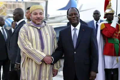 جلالة الملك يهنئ رئيس جمهورية كوت ديفوار بمناسبة العيد الوطني لبلاده