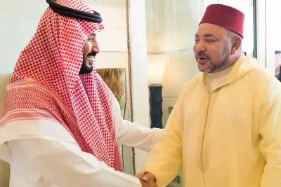 ولي العهد السعودي يهنئ جلالة الملك بمناسبة عيد العرش المجيد