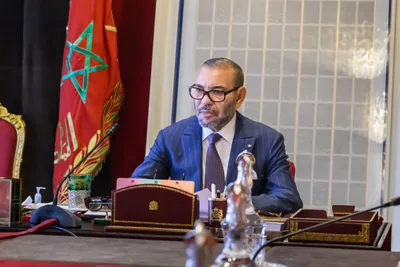 برقية شكر وامتنان من صاحب الجلالة إلى الوزير الأول للمملكة المتحدة