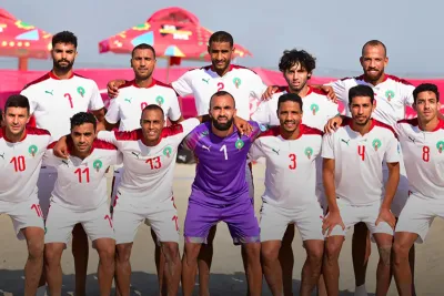 المنتخب المغربي لكرة القدم الشاطئية يتأهل إلى نصف نهائي كأس إفريقيا للأمم