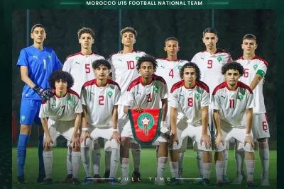 المنتخب المغربي لأقل من 15 سنة يتعادل مع نظيره الزامبي