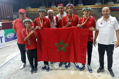 المنتخب المغربي للكرة الحديدية شبان يظفر برونزية بطولة العالم