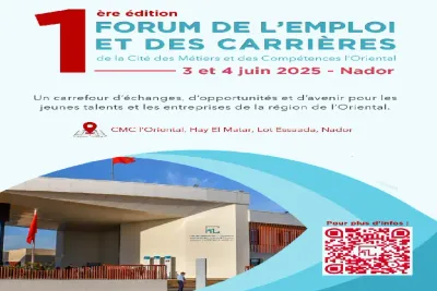 المنتدى الأول للتشغيل والفرص المهنية يومي 3 و4 يونيو بالناظور