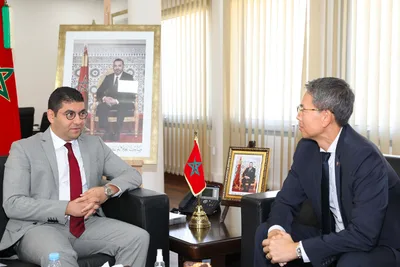 مباحثات بين السيد المهدي بنسعيد وسفير كوريا الجنوبية بالرباط