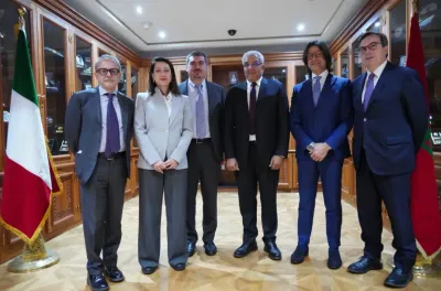 النائب الأول لرئيس مجلس المستشارين يجري مباحثات مع وفد برلماني إيطالي