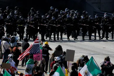 الولايات المتحدة/هجرة.. اعتقالات خلال أعمال شغب مناهضة لعمليات الترحيل في لوس أنجليس