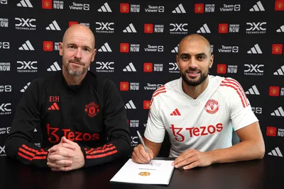 الفحص الطبي لأمرابط مع مانشستر يونايتد يكشف معاناته من إصابة