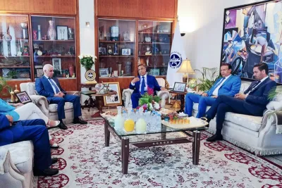 الاتحاد المغربي للشغل يستقبل السيد خالد آيت الطالب، وزير الصحة والحماية الاجتماعية