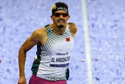 العداء المغربي أيمن الحداوي يفوز ببرونزية سباق 100 متر ضمن دورة الألعاب البارالمبية 2024