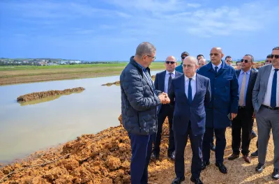 السيد أحمد البواري يقوم بزيارة ميدانية إلى نطاقات سهل اللوكوس لتقييم الأضرار عقب الفيضانات