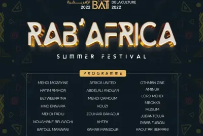 RAB AFRICA 2022 : وزارة الثقافة تنظم الدورة الأولى من المهرجان بالرباط