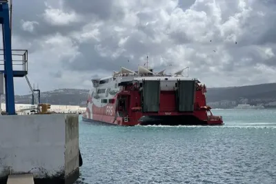 ميناء طنجة المدينة يستقبل أول باخرة قادمة من إسبانيا