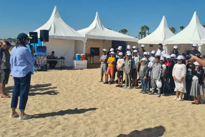 بحر بلا بلاستيك: أنشطة تحسيسية لفائدة أطفال المخيم الصيفي بالسعيدية