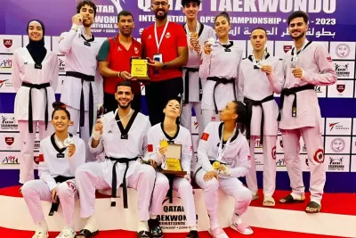 بطولة قطر الدولية المفتوحة للتايكوندو: المنتخب المغربي يتصدر البطولة