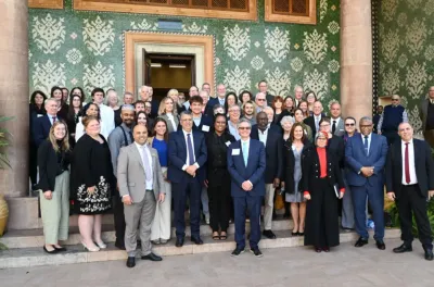 زيارة وفد من الخبراء القانونيين من الولايات المتحدة الأمريكية لوزارة العدل للاطلاع على النظام القانوني والقضائي لبلادنا