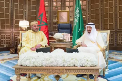 جلالة الملك محمد السادس يهنئ خادم الحرمين الشريفين بمناسبة الذكرى الثامنة لبيعته