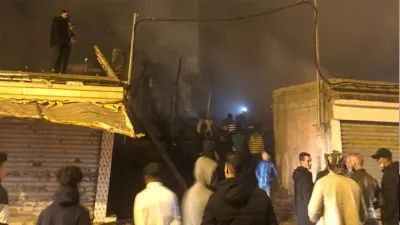 بني ملال : حريق بمحلات تجارية دون أية خسائر بشرية