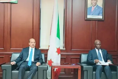 النعم ميارة يتباحث مع رئيس رابطة مجالس الشيوخ والشورى ببوجومبورا