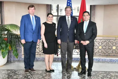 وفد الكونغرس الأمريكي يشيد بالتزام جلالة الملك بتعزيز السلام والأمن الدوليين