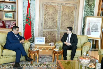 وزير الخارجية ناصر بوريطة يتباحث مع وزير الدولة البريطاني للشرق الأوسط