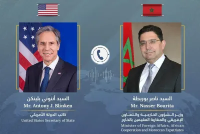 السيد بوريطة وأنتوني بلينكن يناقشان وقف إطلاق النار بين إسرائيل وغزة