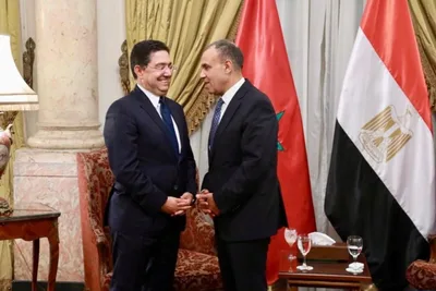 ناصر بوريطة يجري بالقاهرة مباحثات مع وزير الخارجية والهجرة وشؤون المصريين بالخارج