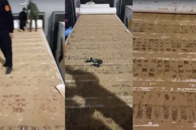 ميناء طنجة المتوسط: إحباط محاولة تهريب أزيد من طن من مخدر الشيرا على متن شاحنة للنقل الدولي للبضائع