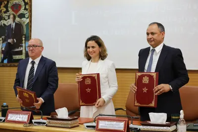 توقيع مذكرتي تفاهم بين وزارة الانتقال الرقمي واصلاح الإدارة ووزارة الصناعة والتجارة بالرباط