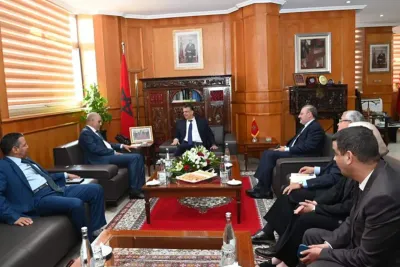 السيد عبد اللطيف وهبي يستقبل وفدا من وزارة العدل الموريتانية