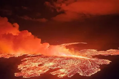 ثوران بركان في أيسلندا للمرة التاسعة منذ عام 2023