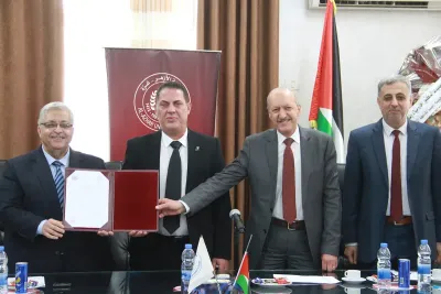 جامعة الأزهر في غزة توقع شراكة مع المدرسة الوطنية للتجارة والتسيير بالدار البيضاء