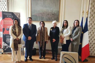 وفد برلماني من مجلس النواب يتباحث مع النائبة الأولى للجمعية الوطنية الفرنسية