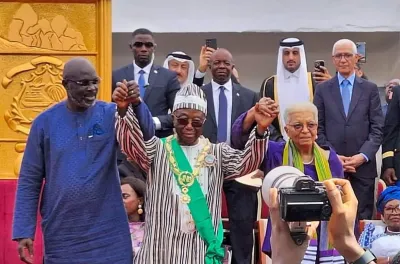 رئيس مجلس النواب يمثل جلالة الملك في حفل تنصيب رئيس ليبيريا المنتخب جوزيف بواكاي