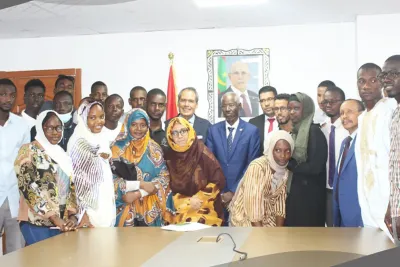 تسليم 30 منحة مقدمة من طرف المغرب لطلبة موريتانيين في مجال التكوين المهني