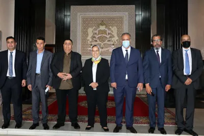نائبة رئيس مجلس النواب تتباحث مع رئيس المؤتمر الوطني الشعبي للقدس بالرباط