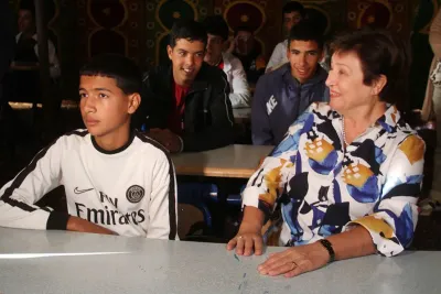 كريستالينا جورجيفا: نحن معجبون للغاية بما قام به المغرب في مجال التعليم في أقل من شهر من حدوث الزلزال