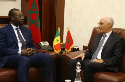 رئيس مجلس النواب يجري مباحثات مع الوزير الأول السنغالي